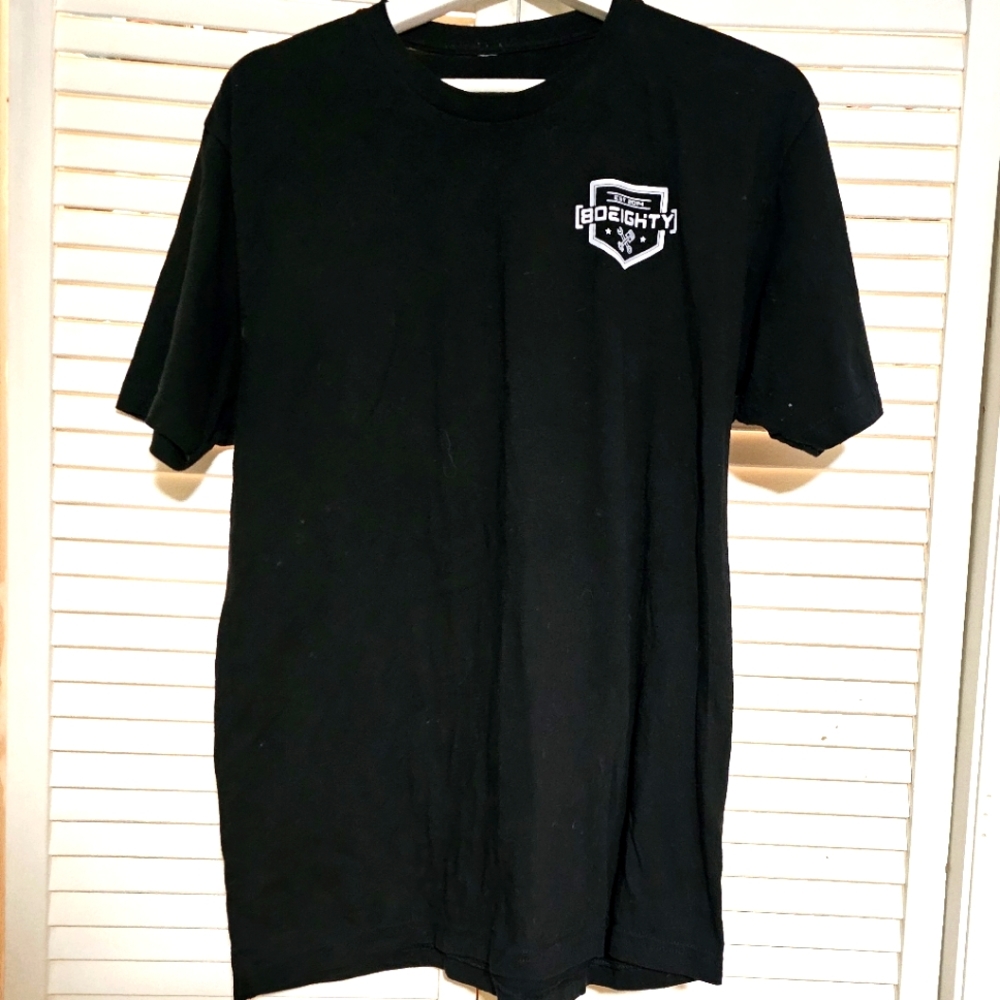 80eighty Men's Black T-Shirt Size XL
